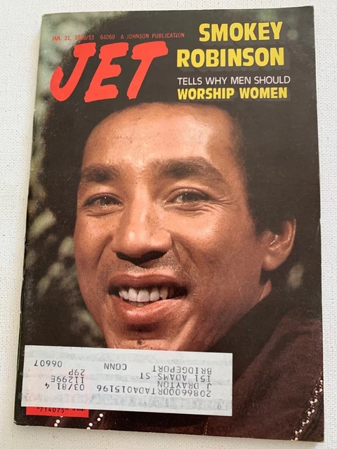 Jet Magazine Jan 31, 1980 Smokey Robinson Tells Why Men Should Worship Women 