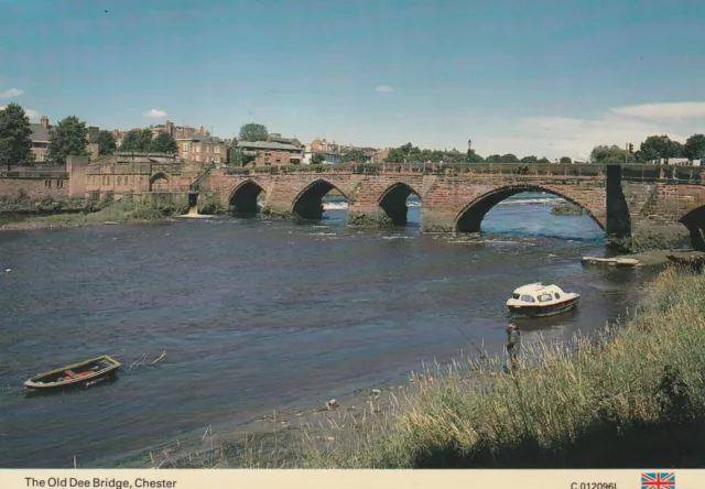 CHESTER, THE OLD DEE BRIDGE - Vintage POSTCARD