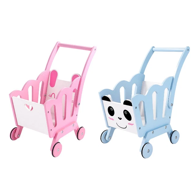 Joué enfant Chariot supermarché métallique Bayer - Jeux & Jouets
