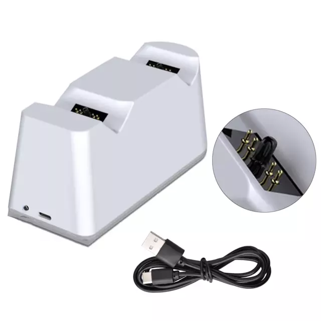 LED Light Controller Handle Charger Base Dual Fast Charging Dock For PS5