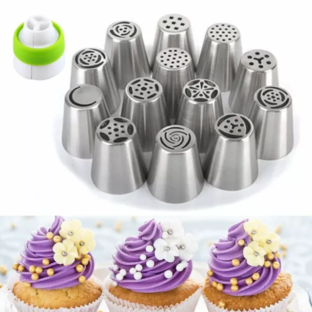 7~15 Russian Flower Cake Decorating Icing Piping Nozzles Tips Pastry Baking Tool