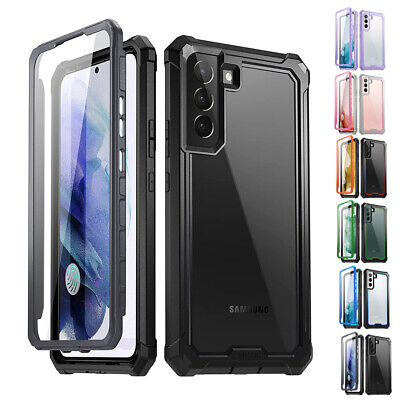 For Galaxy S22 S22 Plus S22 Ultra Phone Case Shockproof Cover w/Screen Protector