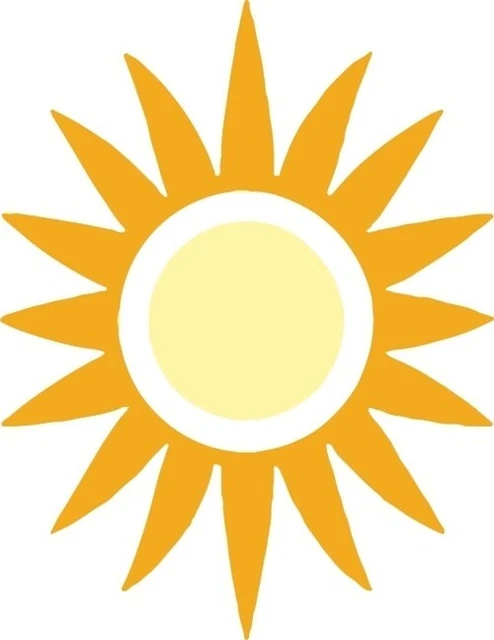 Sun SVG Files for Design and Logo Making