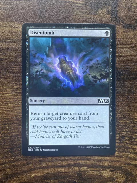 Disentomb 322/280 M20 Core Set 2020 MTG Magic The Gathering D7744*