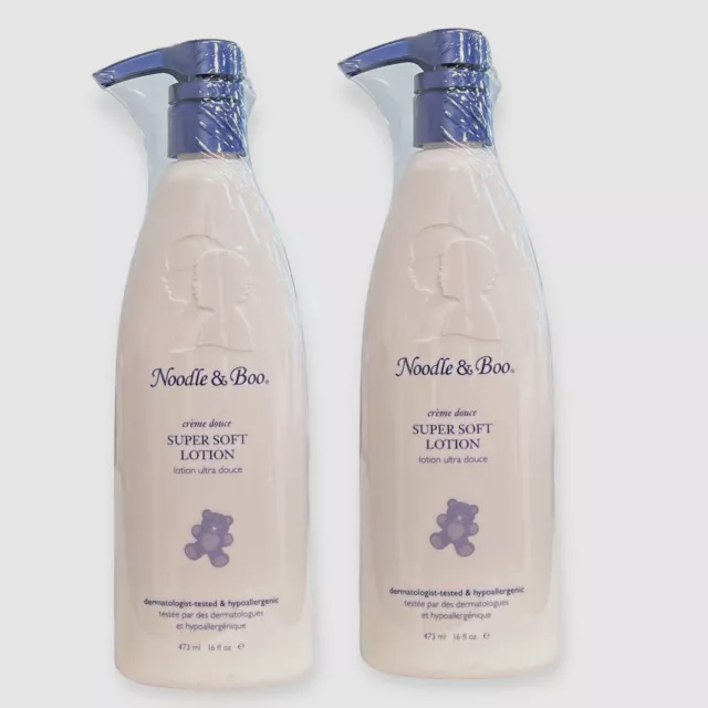 $36 Noodle & Boo Baby Kids Super Soft Skin Lotion 2-Pack | 16 fl.oz.