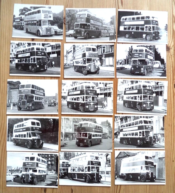 EDINBURGH BUS PHOTOS SCOTLAND  x 15