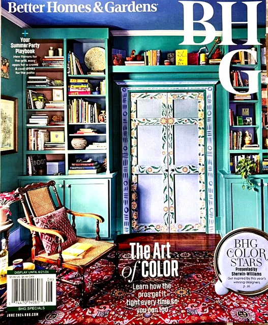 BETTER HOMES AND GARDENS Magazine JUNE 2025 GARDEN Crafts RECIPES