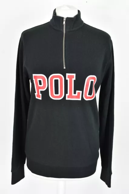 RALPH LAUREN Black Jumper size L Boys 14-16 Boys 1/4 Zip Pullover Outdoors