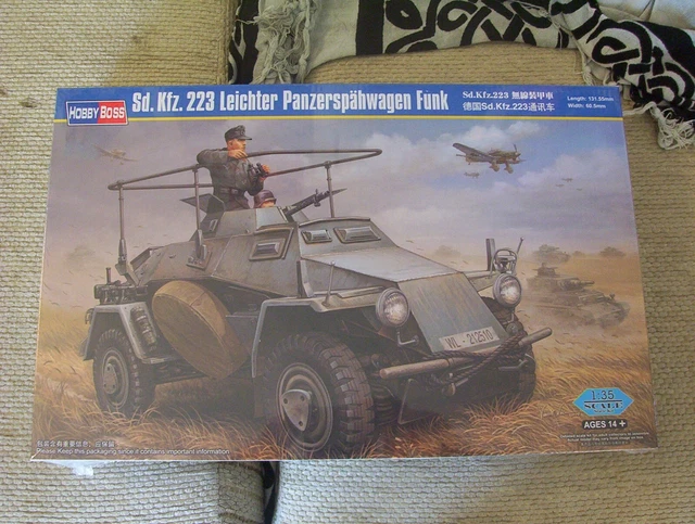 HOBBYBOSS 1/35 SCALE Sd.Kfz. 223 Leichter Panzerspahwagen model kit ...