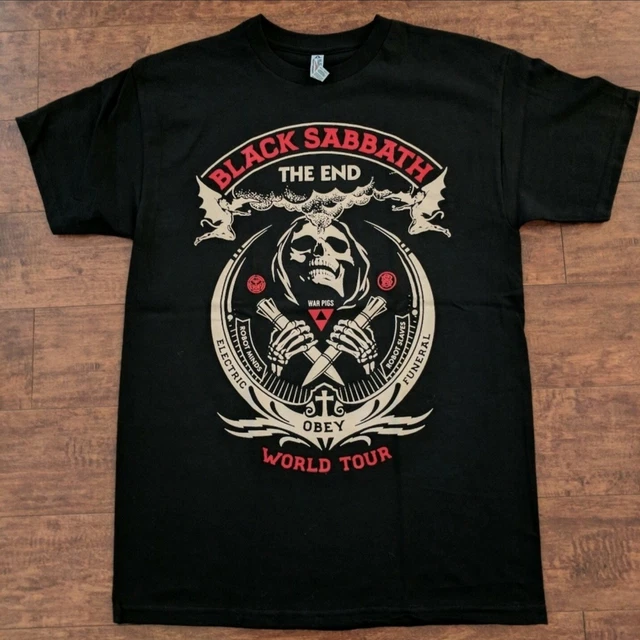 T-shirt Femme Black Sabbath The End World Tour - 100% Coton, Coupe Décontractée - 6