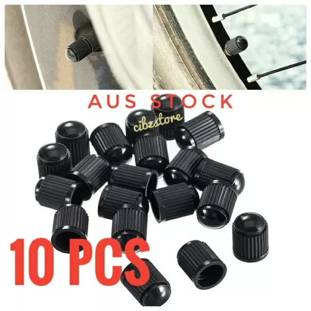 10Pcs Car Bicycle Truck Motorcycle Plastic Wheel Tyre Air Valve Dustproof Caps