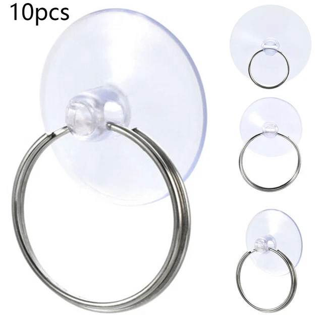 Ventosas de alta calidad 10 piezas 35 mm 45 mm almohadillas transparentes para baño de plástico
