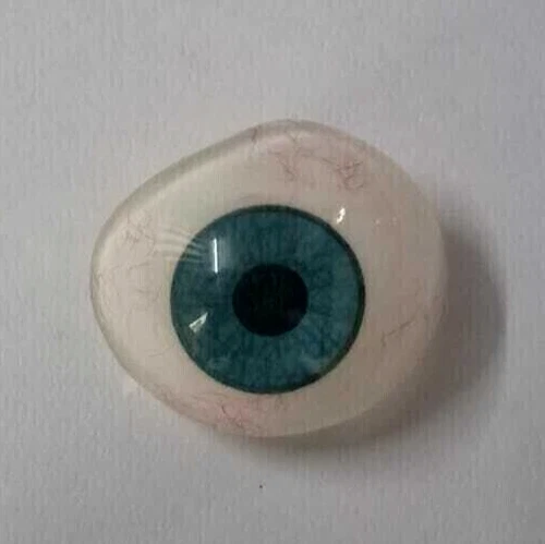 Vintage Human Prosthetic Eye ~ Antique Artificial Blue Eye 1PC