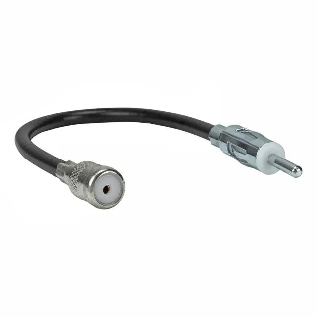 KFZ Verlängerung Antennenadapter ISO - DIN Kupplung Stecker Buchse flexibel 20cm