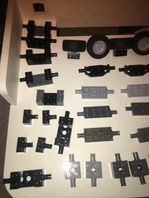 lego Technic Vehicle Parts Wheels Tires Rims Huge Lot