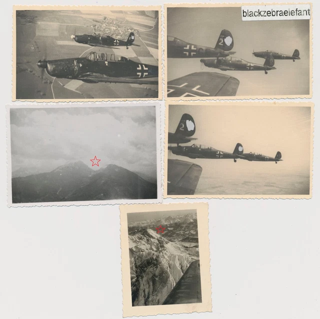 Click N Lock 783-WK2 FOTO 5X Verbandflug Jagdtflugzeuge Pocking zum Grossglockner ...