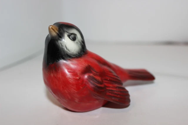 Cardinal Bird Figurine Goebel W Germany Bone China Porcelain CV72