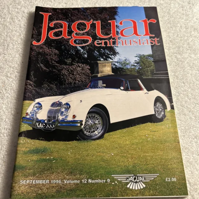 Jaguar Enthusiast Magazine September 1996