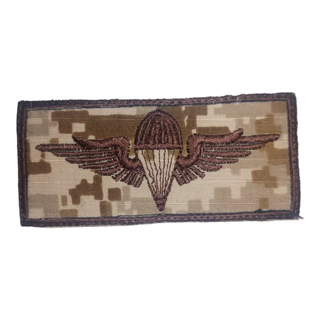 JORDANIAN ARMY PARATROOPER Bullion Jump Wings KA2 Camouflage Patch ...