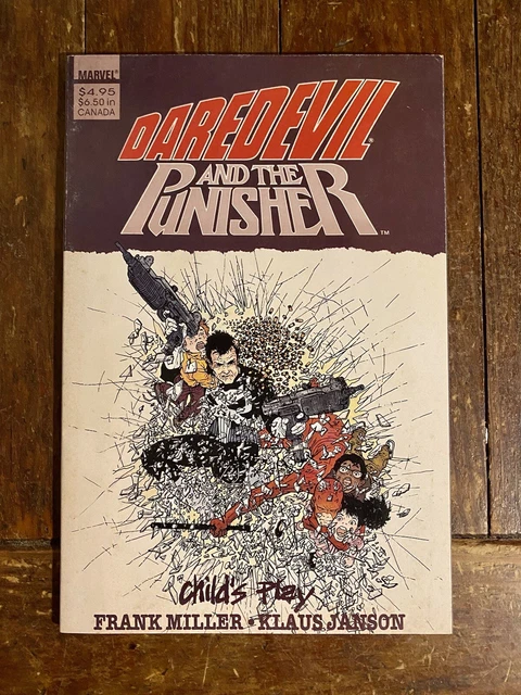 DAREDEVIL AND THE PUNISHER: CHILD’S PLAY ‘88 Marvel TP Frank Miller Klaus Janson
