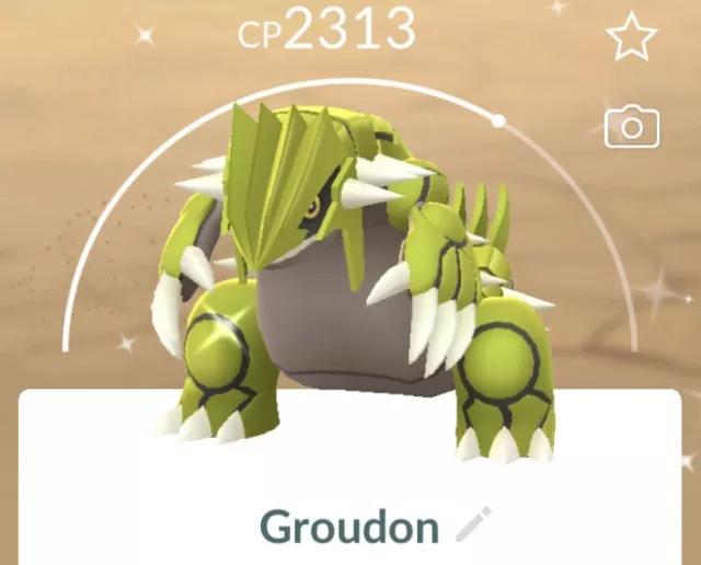 Pokemon Trade GO - Shiny Groudon
