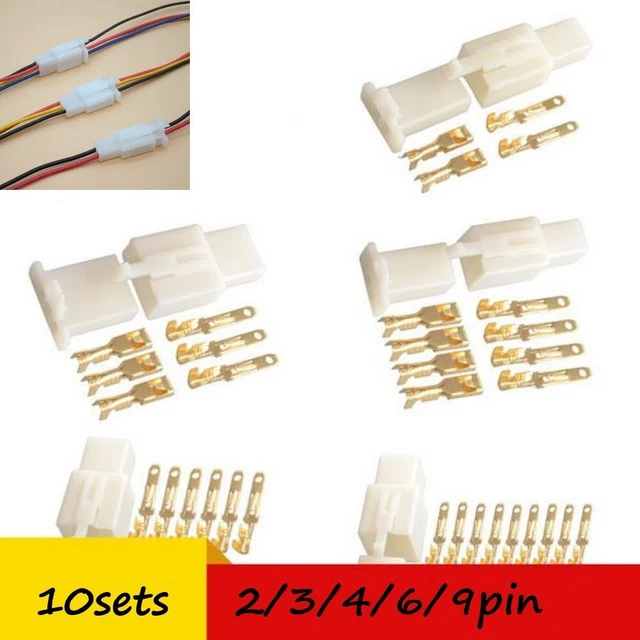Lot De 10 Connecteurs électriques Volvo 2 Broches – Connect 37605 – Neuf