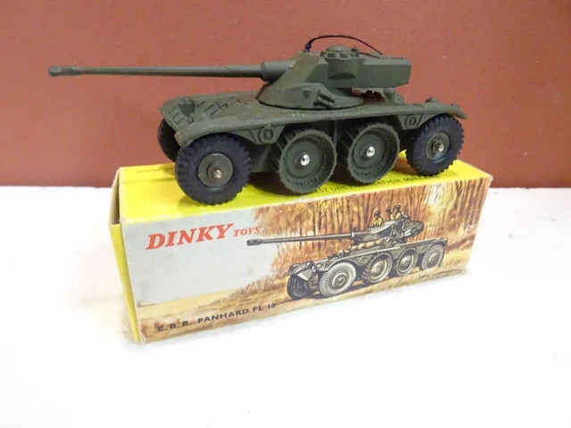 Dinky Toys France - FL10 Panhard 827 - Véhicule Militaire - 1/43 - Occasion Très Bon état Avec Boîte