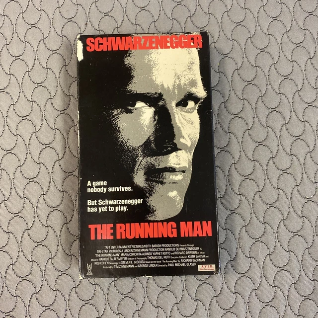 THE RUNNING MAN (VHS, 1987) Arnold Schwarzenegger Classic 8.99 PicClick