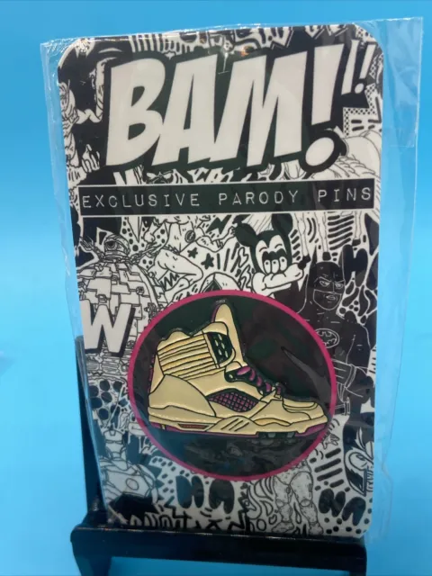 BAM BOX exclusive Parody enamel hat pin  Jordan shoes  Retro  PIN Variant LE250