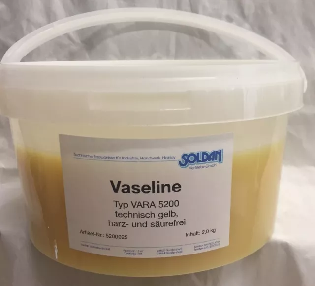 Vaseline Type 5200 Technique 2kg Lubrifiant Protection Anti-corrosion