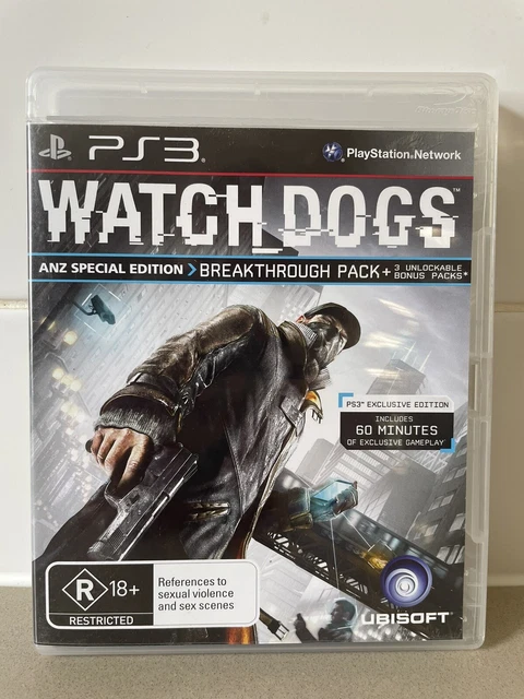 Sony PlayStation 3 PS3 Game - Watch Dogs With Manual