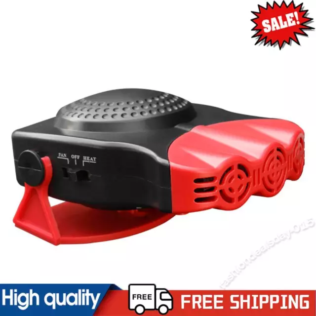 12V 150W Car Vehicle Electric Heater Automobile Defroster Demister (Red)