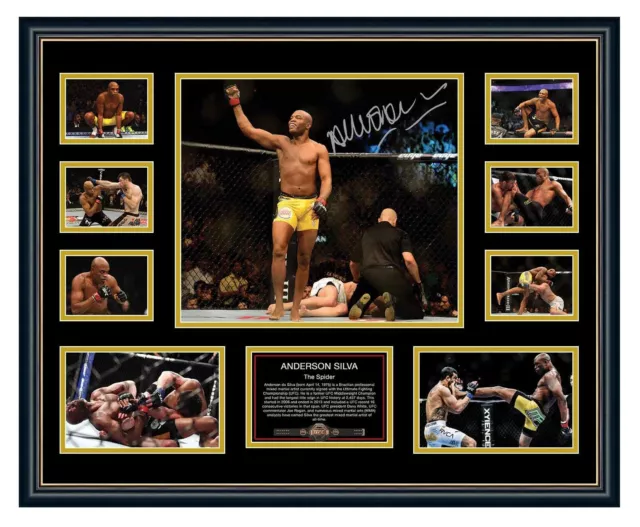 Anderson Spider Silva Ufc Signed Limited Edition Framed Memorabilia