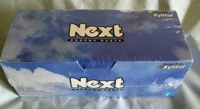 Next Prophy Paste Coarse Girt with Exletol, 200 Units  SEALED BOX Exp. 08/2023