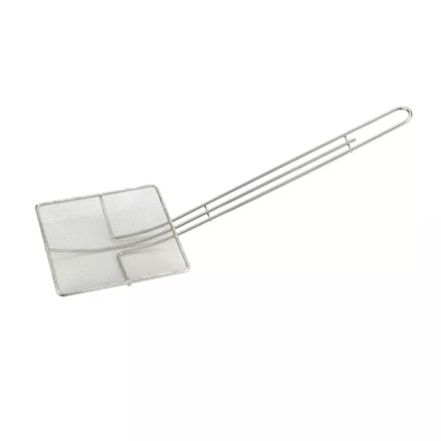Winco SCF-6S, 6.75x6.75x20, Square Mesh Skimmer