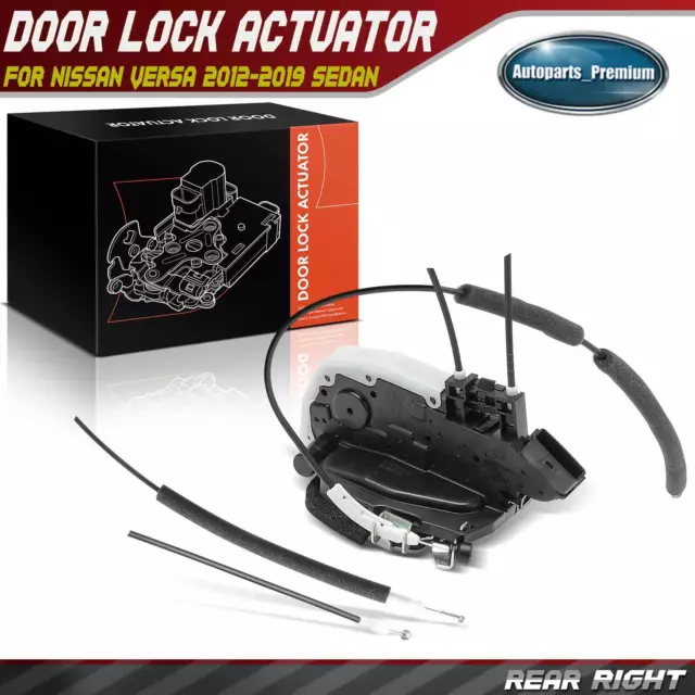 Door Lock Actuator for Nissan Versa 2012 2013-2019 w/ Power Locks Sedan Rear RH