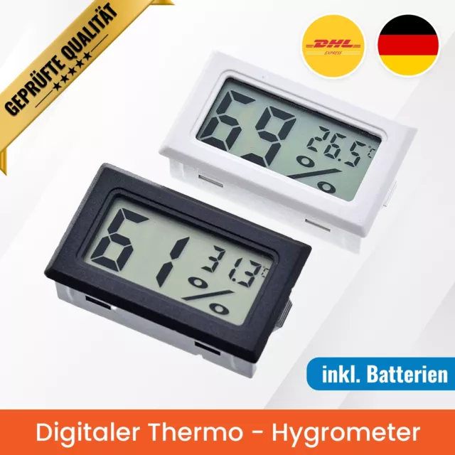 Mini-Thermometer | Hygrometer Digital | Temperatur Luftfeuchtigkeitsmesser