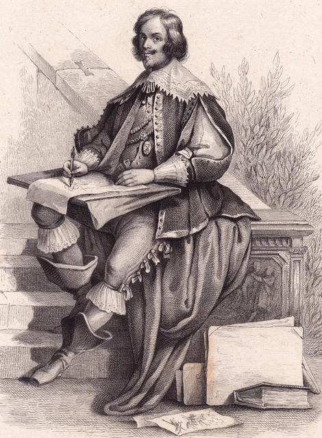 19th century portrait of Jacques Callot Nancy Meurthe et Moselle engraver 1846