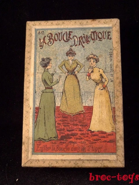 Jeu De Patience Ancien – Bille / Dextérité – Style Billard Flipper – Années 1910