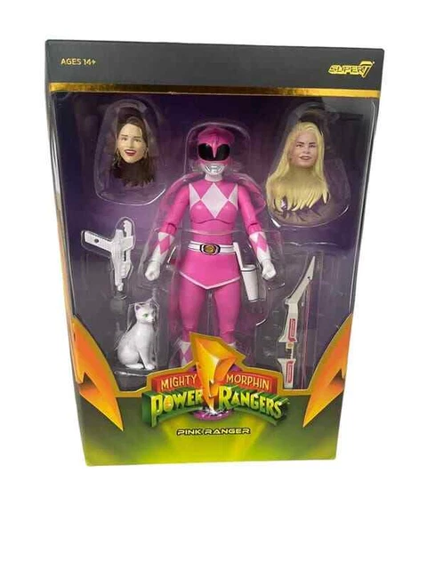 FIGURINE MIGHTY MORPHIN Power Rangers Pink Rangers Super 7 EUR 60,99 ...