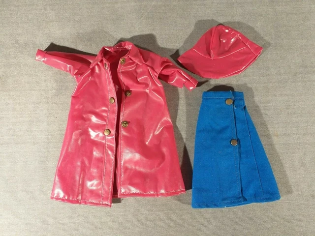 TENUE TRESSY BELLA MANTEAU et ECHARPE BRUINE VINTAGE