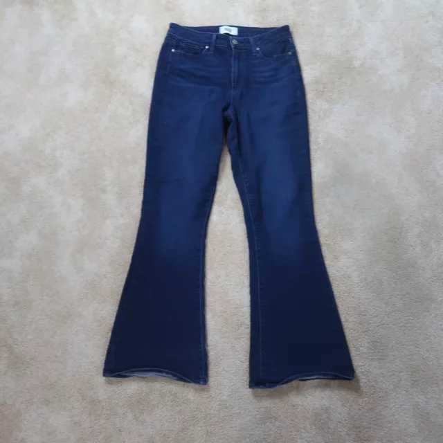 Paige Jeans High Bell Canyon Jeans Women's 28 Blue Denim Stretch Pants