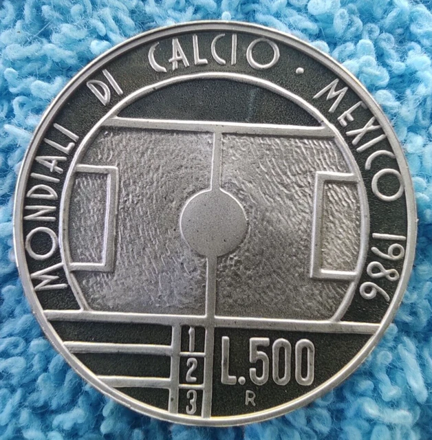 SAN MARINO 500 lire 1986 KM#196 ARGENTO 0.835-11 gr. (Prova)