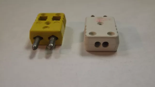 Omega K type Male Thermocouple Ceramic Connector End Plug