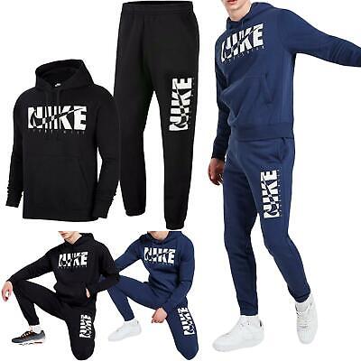 Nike Mens Full Tracksuit Pullover Hooded Hoodie Sweatshirt Jogging Pants Bottoms
