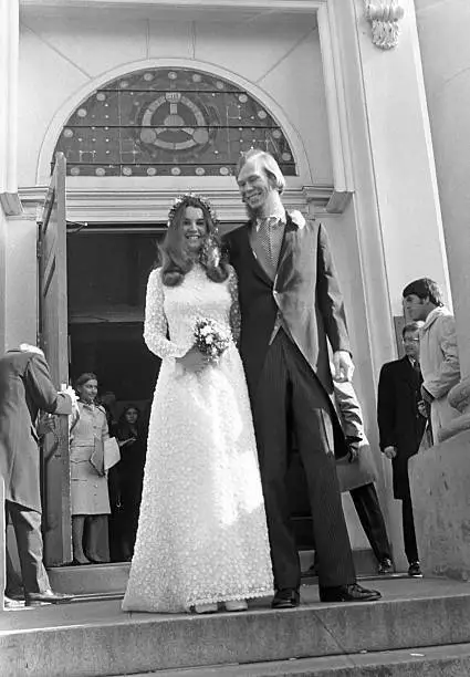 Kathleen Kennedy and David Townsend are married 1973 Washington, DC Old Photo 1