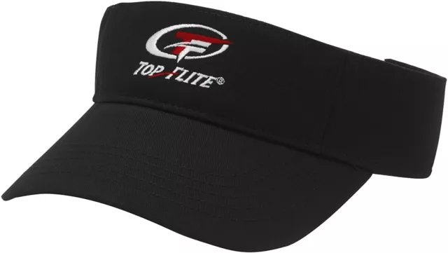 Nuevo TOP FLITE Golf Sol Visera Negro