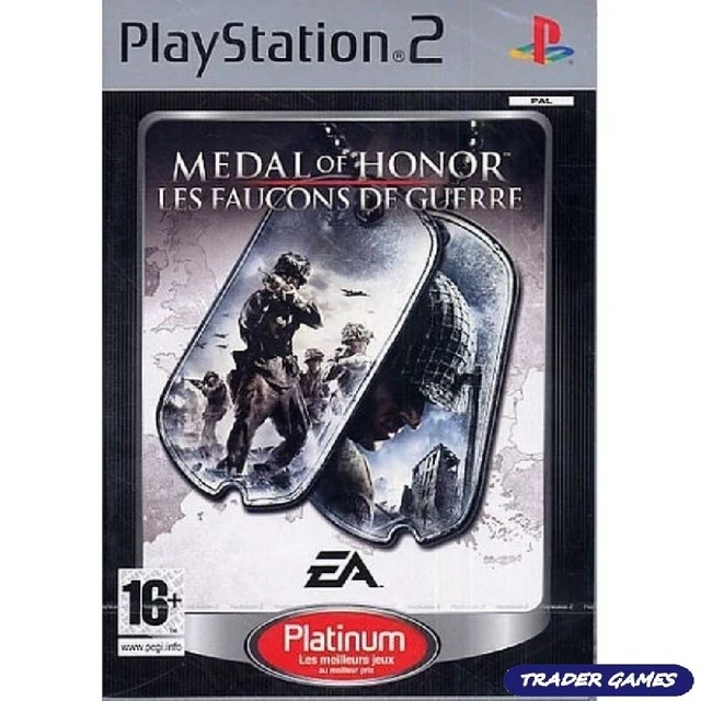 Lot De 4 Jeux Playstation 2 PS2 - Inclut Medal Of Honor Et Les Faucons - Bon état, Français