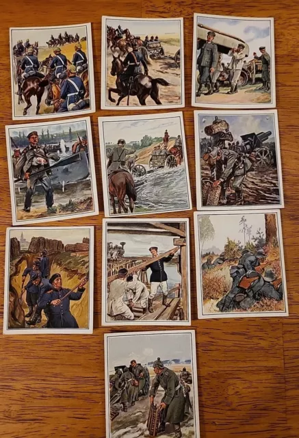 10 Das Reichsheer und Seine Tradition German Cigarette Cards Waldorf Astoria