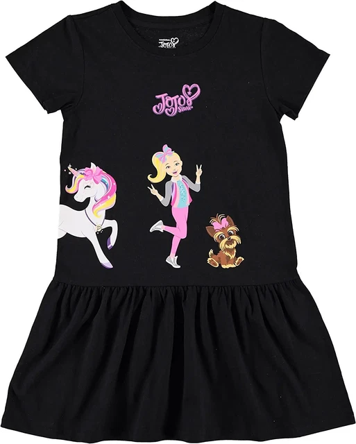JOJO SIWA GIRLS' Jersey Dress Sizes XSXL 13.99 PicClick